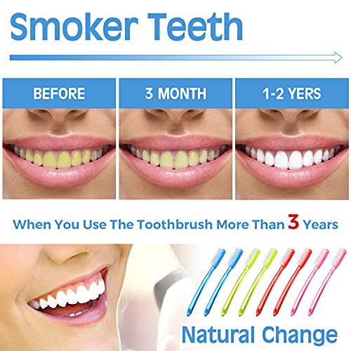 Cepillos de Dientes Zopeal 12 Piezas Extra Duros y Firmes para Adultos, Cabeza Larga, Manual, Ideal para Blanqueo y Limpieza - imagen 4
