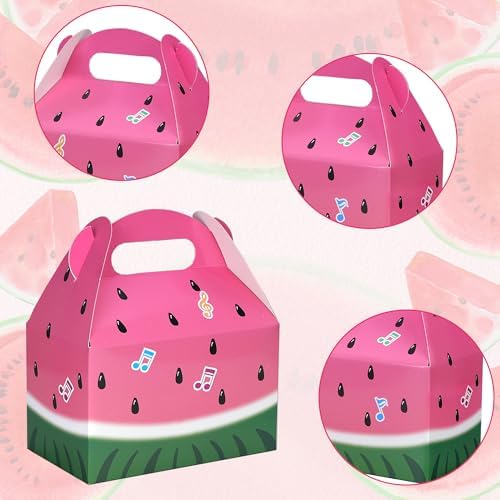 Cajas de Snacks de Melón Cartoon Caoekego 16 PZS - Bolsitas de Dulces para Fiesta de Cumpleaños Temática de Sandía - imagen 4