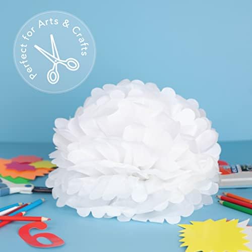 Papel de Seda Blanco para Regalos 20 x 20 - 60 Hojas, Papel de Embalaje Premium Sin Ácido - imagen 5