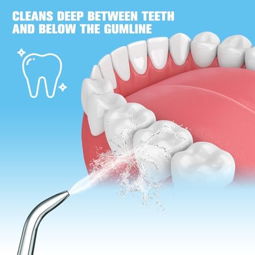 Consejos de Repuesto para Irrigador Oral Waterpik, 8 Piezas de Puntas Clásicas y Cabezas de Cepillo Compatibles - imagen 4