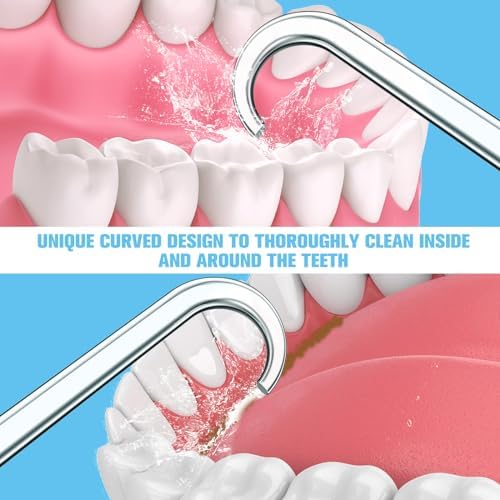 Consejos de Repuesto para Irrigador Oral Waterpik, 8 Piezas de Puntas Clásicas y Cabezas de Cepillo Compatibles - imagen 6