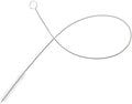 Juego de 2 Cepillos de Limpieza con Punta de Cerda de 3/8” x 32” Pulgadas - Herramienta Flexible para Limpiar Barriles, Tubos de Alimentación y - imagen 1