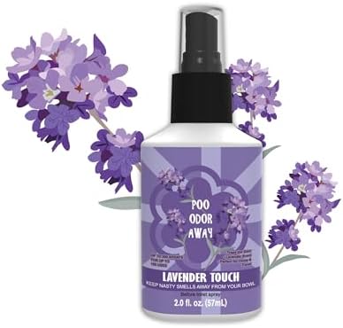 Spray Pre-Poo para Inodoro | Aroma a Lavanda | Eliminador de Olores | Botella de 2.0 fl oz - imagen 1