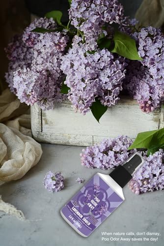 Spray Pre-Poo para Inodoro | Aroma a Lavanda | Eliminador de Olores | Botella de 2.0 fl oz - imagen 5