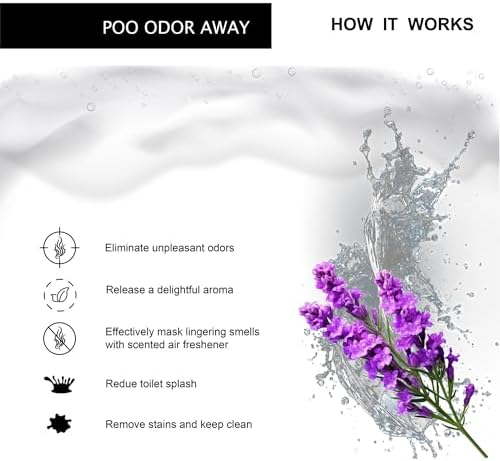 Spray Pre-Poo para Inodoro | Aroma a Lavanda | Eliminador de Olores | Botella de 2.0 fl oz - imagen 7