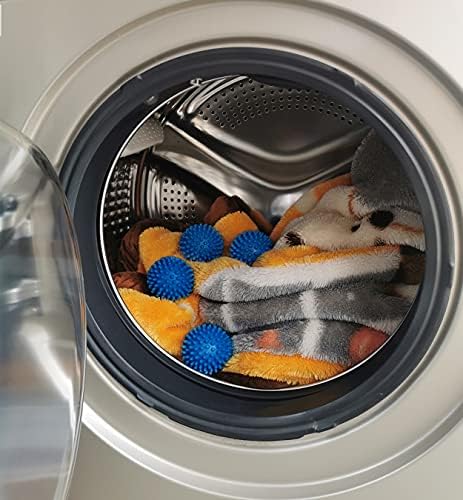 Bolas para Secadora Colorsheng - Paquete de 6 Reutilizables, Alternativa a Suavizante de Telas (Azul) - imagen 3
