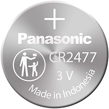 Batería de botón de litio Panasonic CR2477 3V - Batería de litio de Panasonic - imagen 1