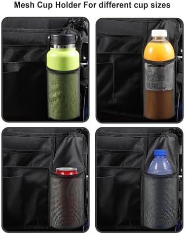 Bolsa para Andador LIGHTMEUP con Soporte para Taza - Organizador Resistente al Agua para Andadores Plegables, Accesorios para Adultos Mayores y - imagen 3