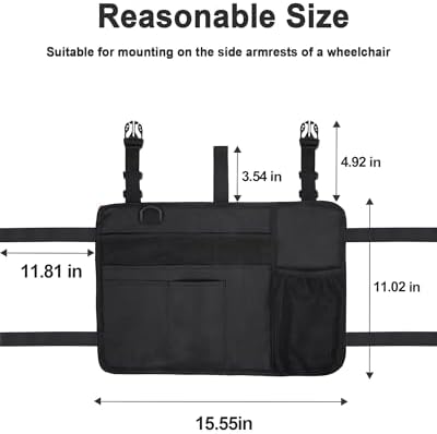 Bolsa para Andador LIGHTMEUP con Soporte para Taza - Organizador Resistente al Agua para Andadores Plegables, Accesorios para Adultos Mayores y - imagen 7