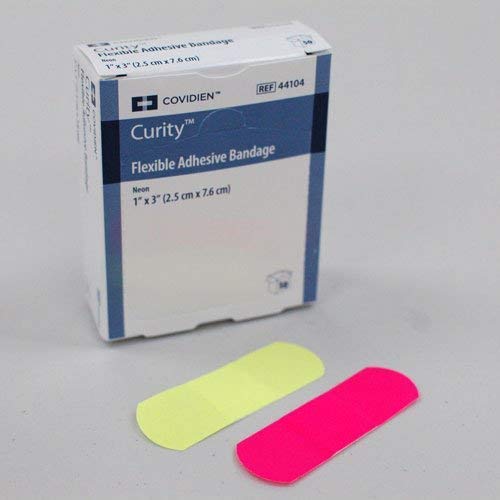 Curitas Flexibles Neón Covidien 44104, Caja de 50, 3 x 1 - imagen 1