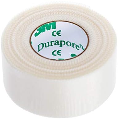 Cinta Médica de Seda Durapore 3M - Cinta de Vendaje Similar a Seda - 1 x 10 Yd - (Paquete de 6) - imagen 1