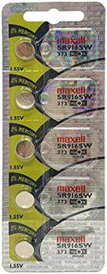 Batería de Reloj Maxell SR916SW SR68 SR916 373 de Óxido de Plata, Paquete de 5 Piezas - imagen 1