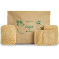 Esponjas de Cocina de Lufa Natural (Paquete de 3) - Esponjas Ecológicas y Compostables - Esponjas Biodegradables para Platos - Sin Plástico - imagen 1