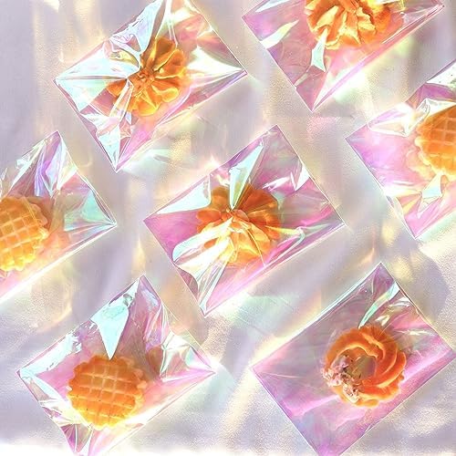 Bolsas de Celofán Iridiscentes Autocierre - 5x6 Pulgadas, 100 Pzs Bolsas Reutilizables para Empaque, Regalos y Fiestas - imagen 5