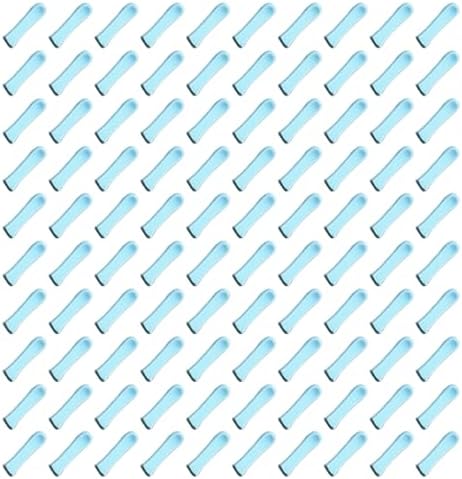 100 Piezas de Puntas para Limpiar Oídos, Repuestos de Silicona Suave para Herramientas de Eliminación de Cerumen (Azul) - imagen 1