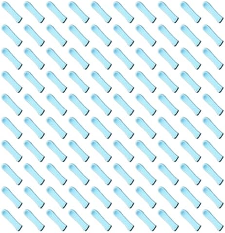 100 Piezas de Puntas para Limpiar Oídos, Repuestos de Silicona Suave para Herramientas de Eliminación de Cerumen (Azul) - imagen 6