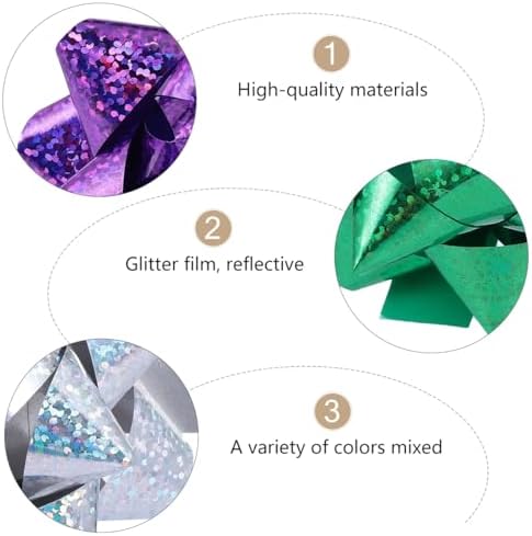 50 Piezas de Lazos de Regalo Coloridos de 1 Pulgada, Lazos Metálicos en Forma de Estrella para Fiestas y Regalos, Suministros para Empaque de Regalos - imagen 2