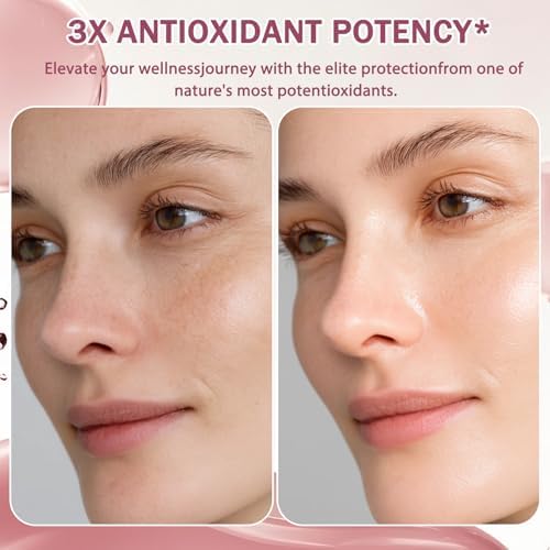 Suplemento de Astaxantina 12mg en Softgels, Astaxantina Natural de Microalgas con Aceite MCT para Mejor Absorción, Antioxidante Potente para Piel, - imagen 5