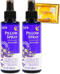 Spray de Almohada de Lavanda para Aromaterapia - Paquete con 2 Botellas de Spray de Almohada de Lavanda con Aceites Esenciales y Máscarilla para Ojos - imagen 1