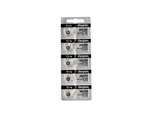 Baterías de botón Energizer 393, 1.5 V, paquete de 5 (Eveready #) - imagen 1