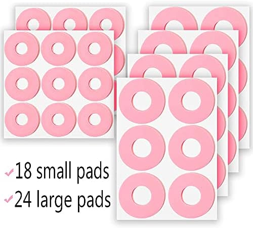 Paquete Variado de 42 Piezas de Almohadillas de Espuma para Callos, para Pies, Dedos, Talones o Lados del Pie. (42 Piezas) Tamaños Grande y Pequeño. - imagen 2