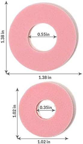 Paquete Variado de 42 Piezas de Almohadillas de Espuma para Callos, para Pies, Dedos, Talones o Lados del Pie. (42 Piezas) Tamaños Grande y Pequeño. - imagen 4
