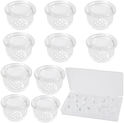 Juego de 10 Filtros de Pantalla de Vidrio Transparente con 9 Agujeros en Panal y Caja de Almacenamiento, Accesorios para Hombres, Regalos para - imagen 1