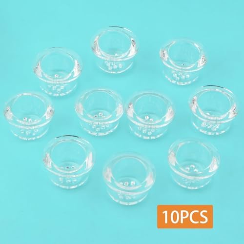Juego de 10 Filtros de Pantalla de Vidrio Transparente con 9 Agujeros en Panal y Caja de Almacenamiento, Accesorios para Hombres, Regalos para - imagen 2