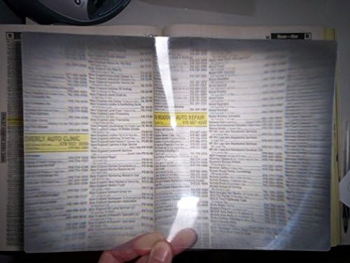 Paquete de 2 Lentes de Aumento Fresnel 3X, Hoja Magnificante de Plástico, 2 Piezas - imagen 2