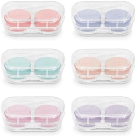 Set de 6 Estuches para Lentes de Contacto con Solución Ideal para Viajes, Almacenamiento de Múltiples Pares y Lentes de Color para Uso Diario - imagen 1