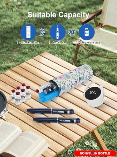 Bolsa Protectora para Viales de Insulina YOUSHARES - Fundas Aislantes de Aluminio para Plumas Diabéticas y Viales de Péptidos, Organizador de - imagen 4