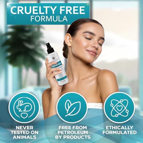 Spray de Magnesio para Pies con Aceite de Ricino - Aplicación Tópica para Mujeres, Hombres, Niños y Adultos - Fuerza Extra con Cloruro de Magnesio - imagen 5
