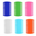 Juego de 6 Peines para el Cabello, Peine de Doble Cara con Dientes Finos, Peine para Piojos y Caspa, para Adultos y Niños (6 Colores) - imagen 1