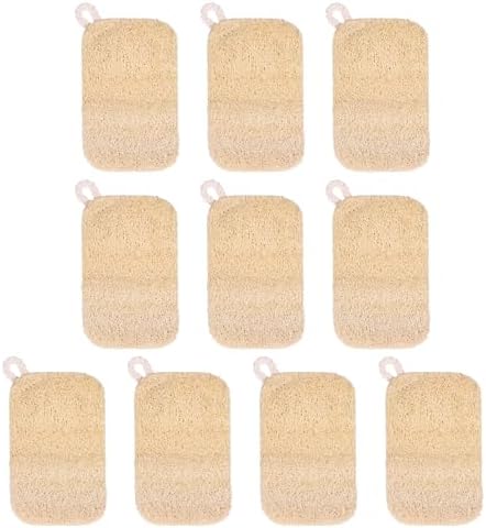10 Piezas de Esponjas Naturales para Platos, Esponja de Lufa Compostable para Cocina - imagen 1