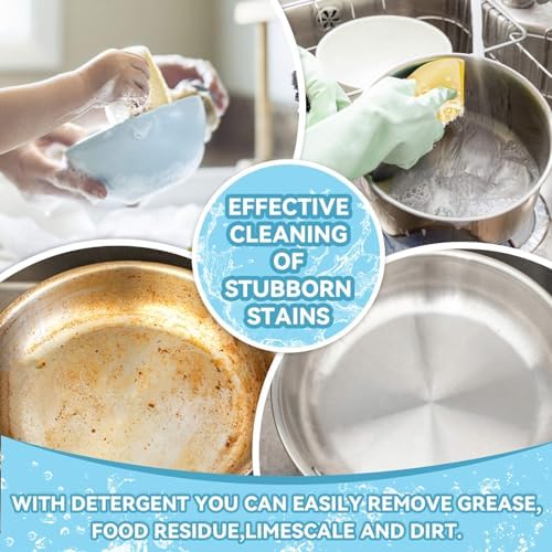 Esponjas de Limpieza MAQIHAN - Paquete de 6 Esponjas para Fregar, Multiusos para Cocina y Hogar, Ideal para Estufas, Platos, Ollas y Más - imagen 3