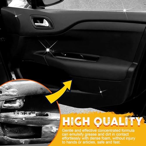 QUAAM 2PCS Limpiador de Espuma, Limpiador Multiusos, Ideal para Auto y Cuero, 100ml cada uno - imagen 3