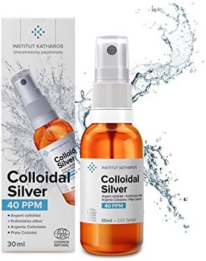 Spray de Plata Coloidal Premium 40 PPM 1 oz ● 100% Natural ● Ebook Inc. ● Alta Concentración, Partículas Más Pequeñas = Mejores Resultados ● - imagen 1