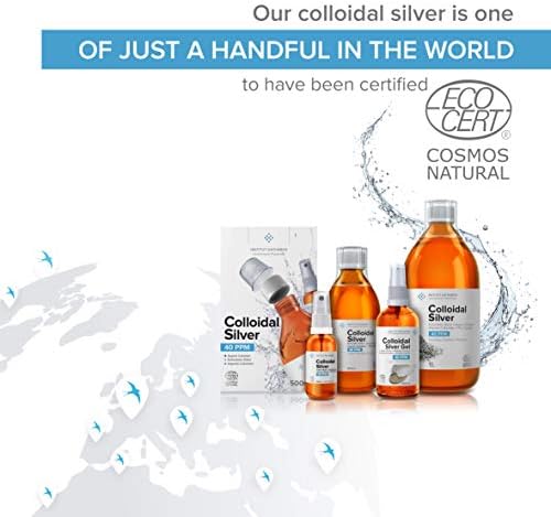 Spray de Plata Coloidal Premium 40 PPM 1 oz ● 100% Natural ● Ebook Inc. ● Alta Concentración, Partículas Más Pequeñas = Mejores Resultados ● - imagen 5