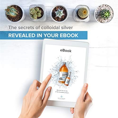 Spray de Plata Coloidal Premium 40 PPM 1 oz ● 100% Natural ● Ebook Inc. ● Alta Concentración, Partículas Más Pequeñas = Mejores Resultados ● - imagen 6