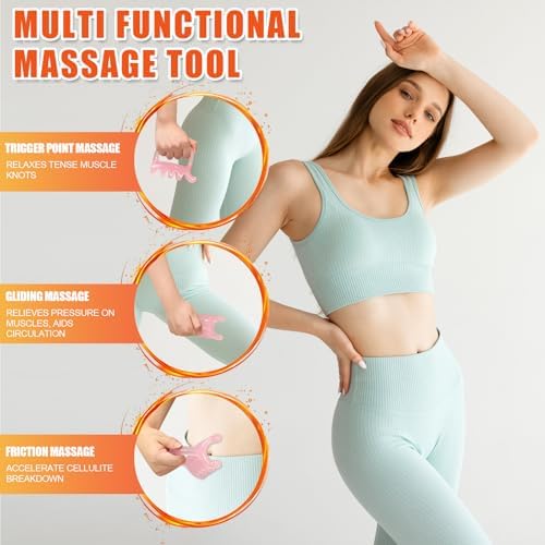 Herramienta de Masaje Fascia Grande – Masajeador de Tejido Profundo para Liberación Miofascial y Celulitis, Terapia de Puntos Gatillo para Drenaje - imagen 2