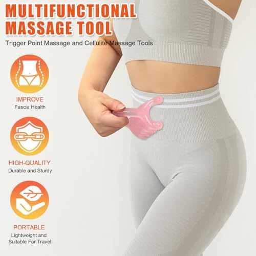 Herramienta de Masaje Fascia Grande – Masajeador de Tejido Profundo para Liberación Miofascial y Celulitis, Terapia de Puntos Gatillo para Drenaje - imagen 4