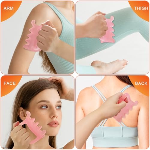 Herramienta de Masaje Fascia Grande – Masajeador de Tejido Profundo para Liberación Miofascial y Celulitis, Terapia de Puntos Gatillo para Drenaje - imagen 6