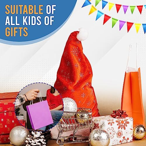 Bolsas de Regalo Pequeñas BYBAXX de 16 Piezas con Asa en 8 Colores Vibrantes, Tamaño 8.3x6.29x3.1”, Ideales para Fiestas de Cumpleaños, Bodas y Baby - imagen 4