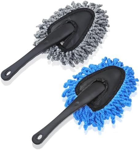 Juego de 2 Pinceles de Microfibra Súper Suaves para Limpiar, Cepillo para Tablero de Auto, Herramientas de Limpieza para Hogar y Cocina - imagen 1