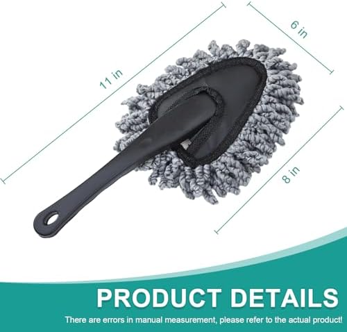 Juego de 2 Pinceles de Microfibra Súper Suaves para Limpiar, Cepillo para Tablero de Auto, Herramientas de Limpieza para Hogar y Cocina - imagen 2