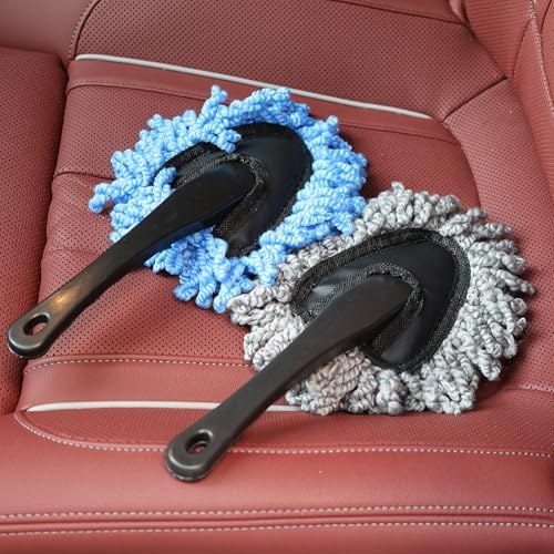 Juego de 2 Pinceles de Microfibra Súper Suaves para Limpiar, Cepillo para Tablero de Auto, Herramientas de Limpieza para Hogar y Cocina - imagen 7