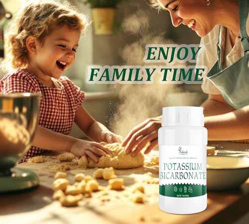 Bicarbonato de Potasio 11oz, 100% Puro - Suplemento Mineral Alimentario para Plantas, Pasteles, Vino, Leudante Natural, Libre de Gluten | Apto para - imagen 4