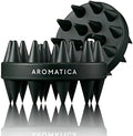 Cepillo de Doble Cara para Cuidado del Cuero Cabelludo AROMATICA - Masajeador de Silicona para Crecimiento del Cabello, Exfoliador y Limpiador - imagen 1