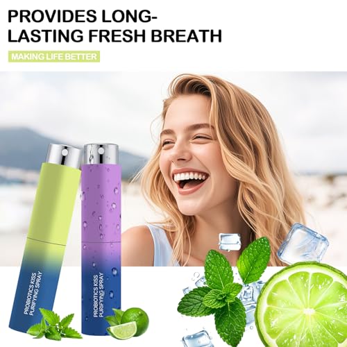 Spray Oral Probiótico 3PCS, Spray Fresco para Aliento, Refrescante para Mal Aliento, Tamaño Viaje, Cuidado Bucal y Aliento Duradero - imagen 2