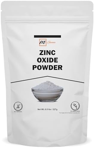 mGanna Polvo de Óxido de Zinc 100% Natural | Partículas No Nano Sin Recubrimiento 0.5 LBS / 227 G - imagen 1